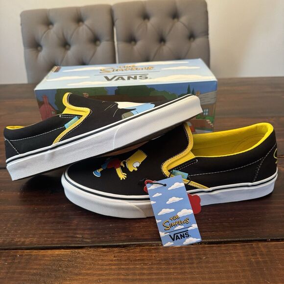 Vans x The Simpsons Classic Slip-On Homer and Bart Shoes main image 9